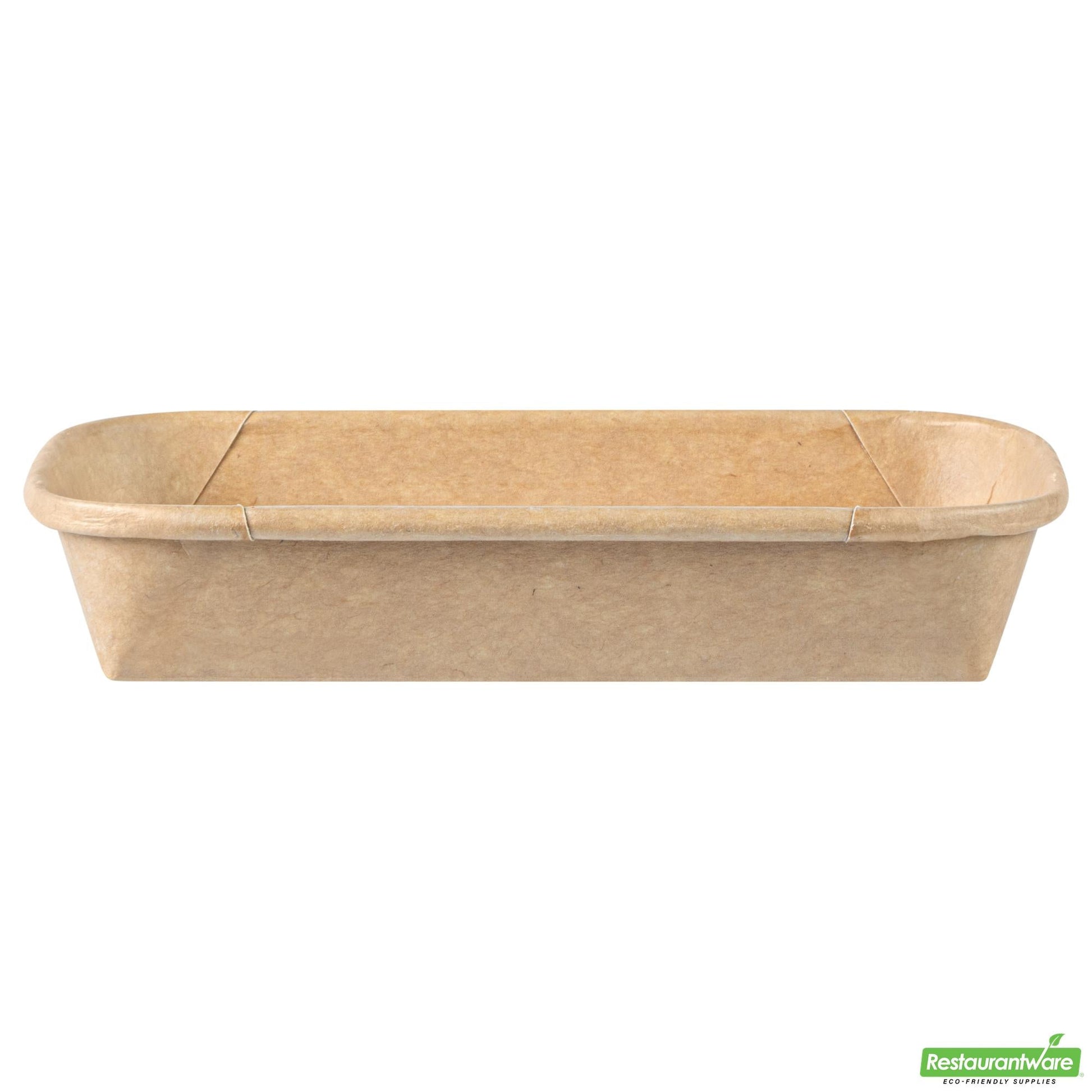 Wholesale Restaurantware 5 Oz Rectangle Kraft Paper Sushi Container- Bulk
