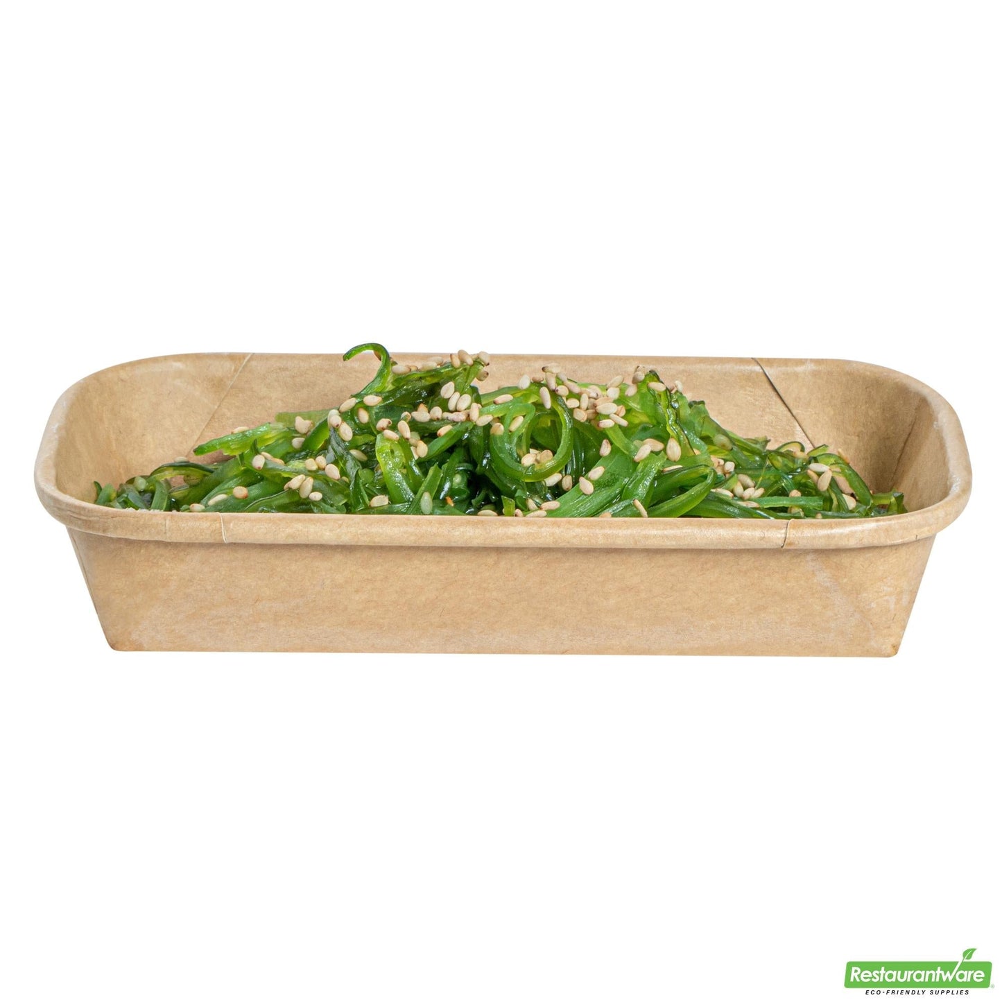 Wholesale Restaurantware 5 Oz Rectangle Kraft Paper Sushi Container- Bulk