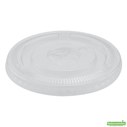 Wholesale Restaurantware Round Clear Plastic Flat Lid - Fits Plastic Dessert Cup- Bulk