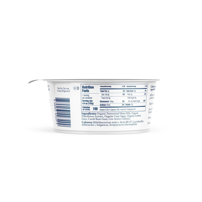 Wholesale Norr Organic Non-Fat Lemon & Elderflower Skyr Yogurt 4.4oz- Bulk