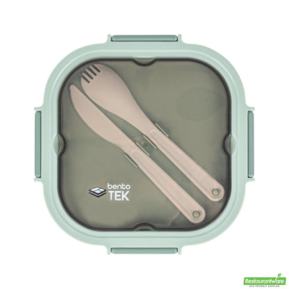 Wholesale Restaurantware 58 Oz Green Lunch Box - Bpa-Free, Microwave-Safe - 7.3" X 7.3" X 4.3"- Bulk