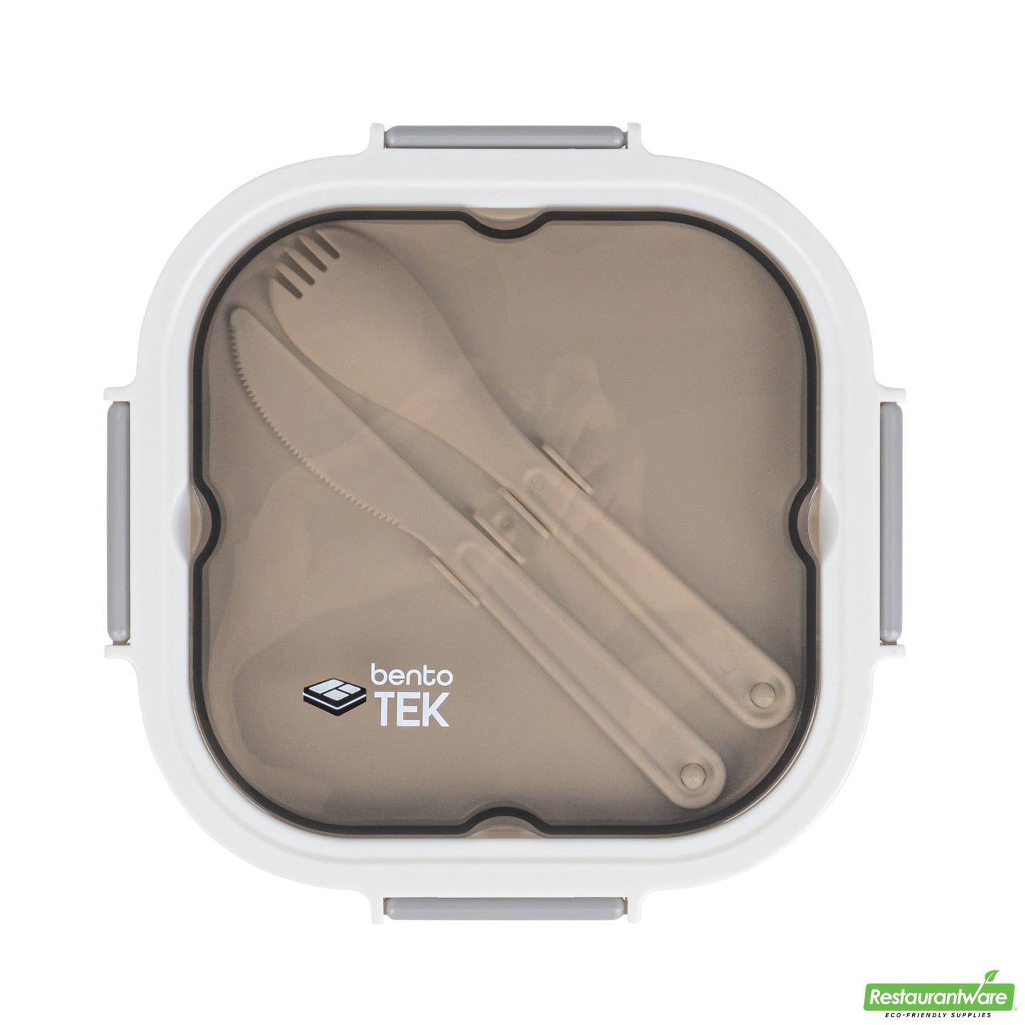 Wholesale Restaurantware 58 Oz White and Gray Lunch Box - Bpa-Free, Microwave-Safe- Bulk