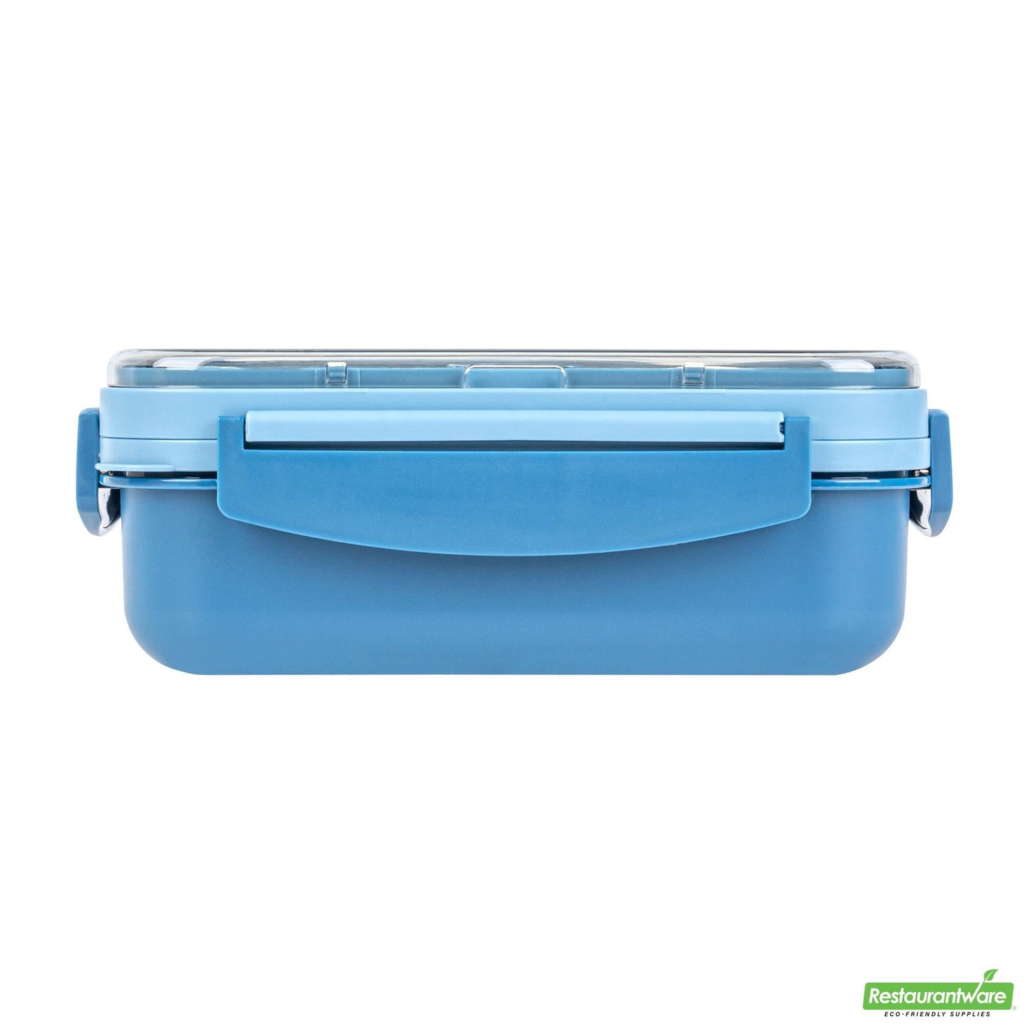 Wholesale Restaurantware 44 Oz Blue Lunch Box - Bpa-Free, Microwave-Safe - 9.1" X 6.4" X 3.2"- Bulk