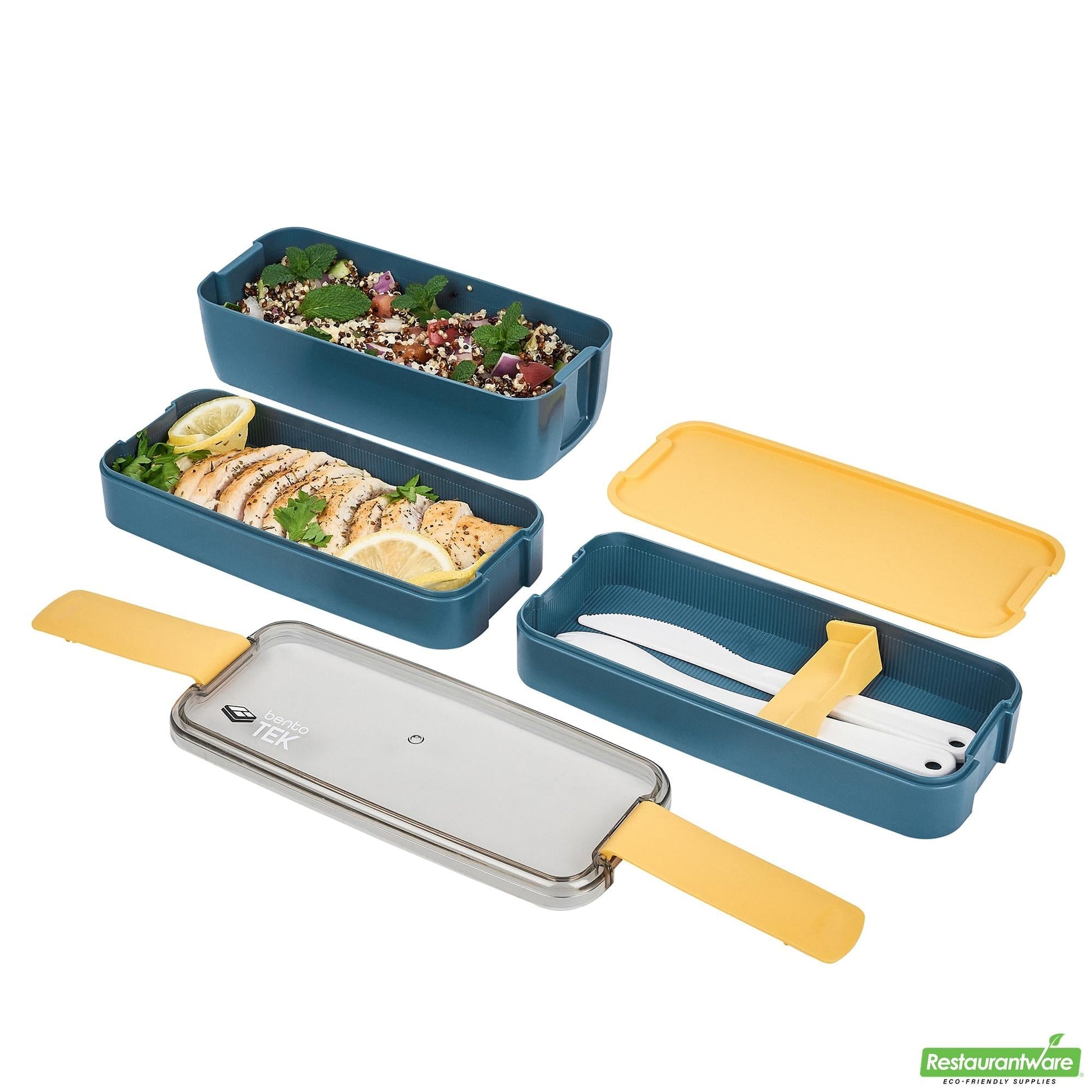 Wholesale Restaurantware 30 Oz Blue and Yellow - Bpa-Free, Microwave-Safe- Bulk