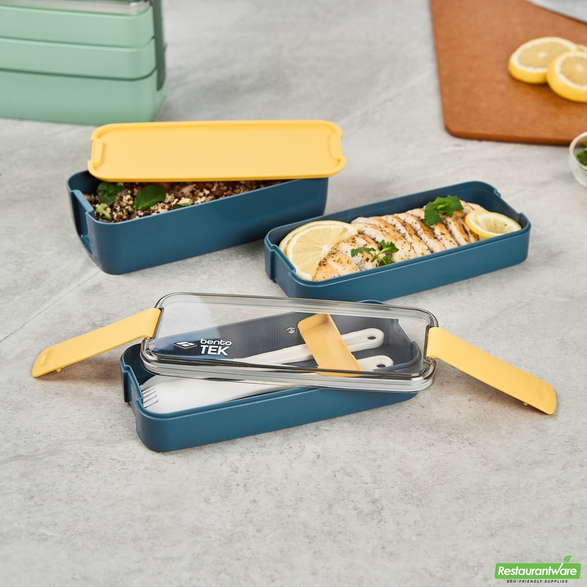 Wholesale Restaurantware 30 Oz Blue and Yellow - Bpa-Free, Microwave-Safe- Bulk