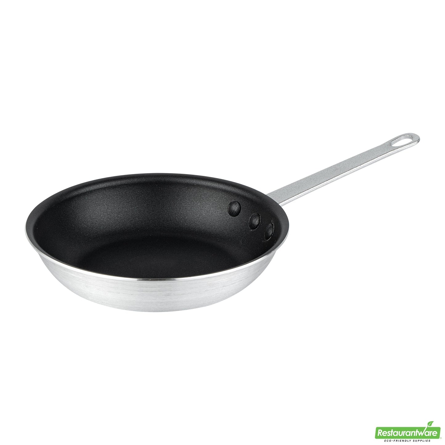 Wholesale Restaurantware Aluminum 8" Fry Pan - Non-Stick - 14.6" X 8.4" X 3"- Bulk