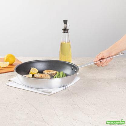 Wholesale Restaurantware Aluminum 12 Fry Pan - Non-Stick- Bulk