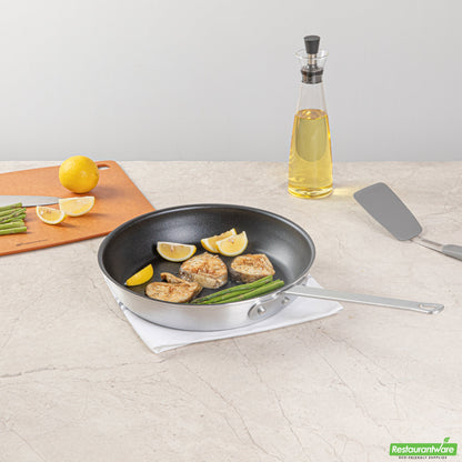 Wholesale Restaurantware Aluminum 12 Fry Pan - Non-Stick- Bulk