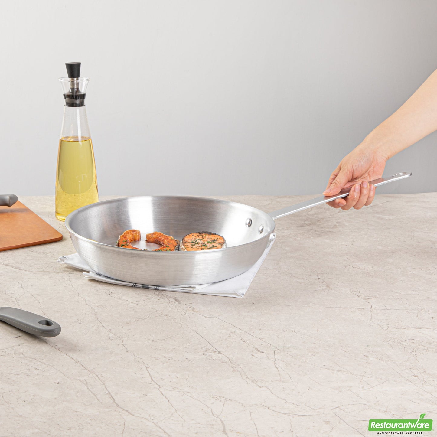 Wholesale Restaurantware Aluminum 12 Fry Pan- Bulk