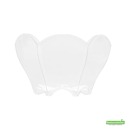 Wholesale Restaurantware 2 Oz Clear Plastic Flower Cup - 2.8" X 2.5" X 1.7"- Bulk