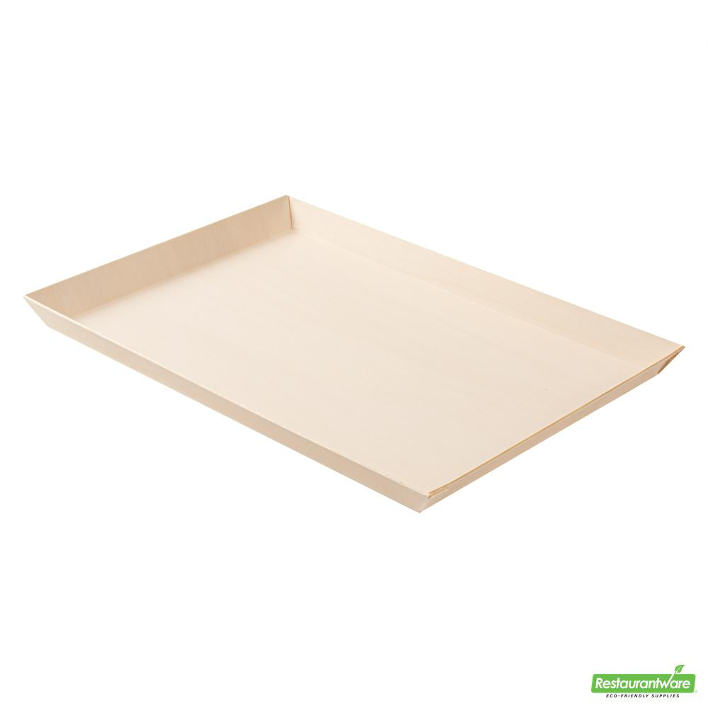 Wholesale Restaurantware Rectangle Poplar Plates- Bulk