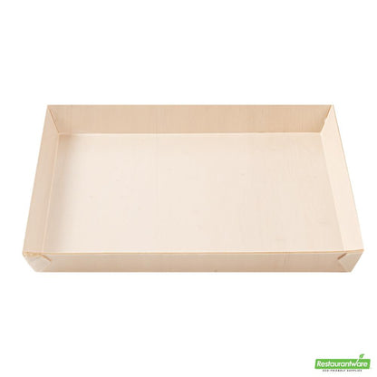 Wholesale Restaurantware Taipei Square Poplar Plate - 9 1/2" X 9 1/2" X 1"- Bulk