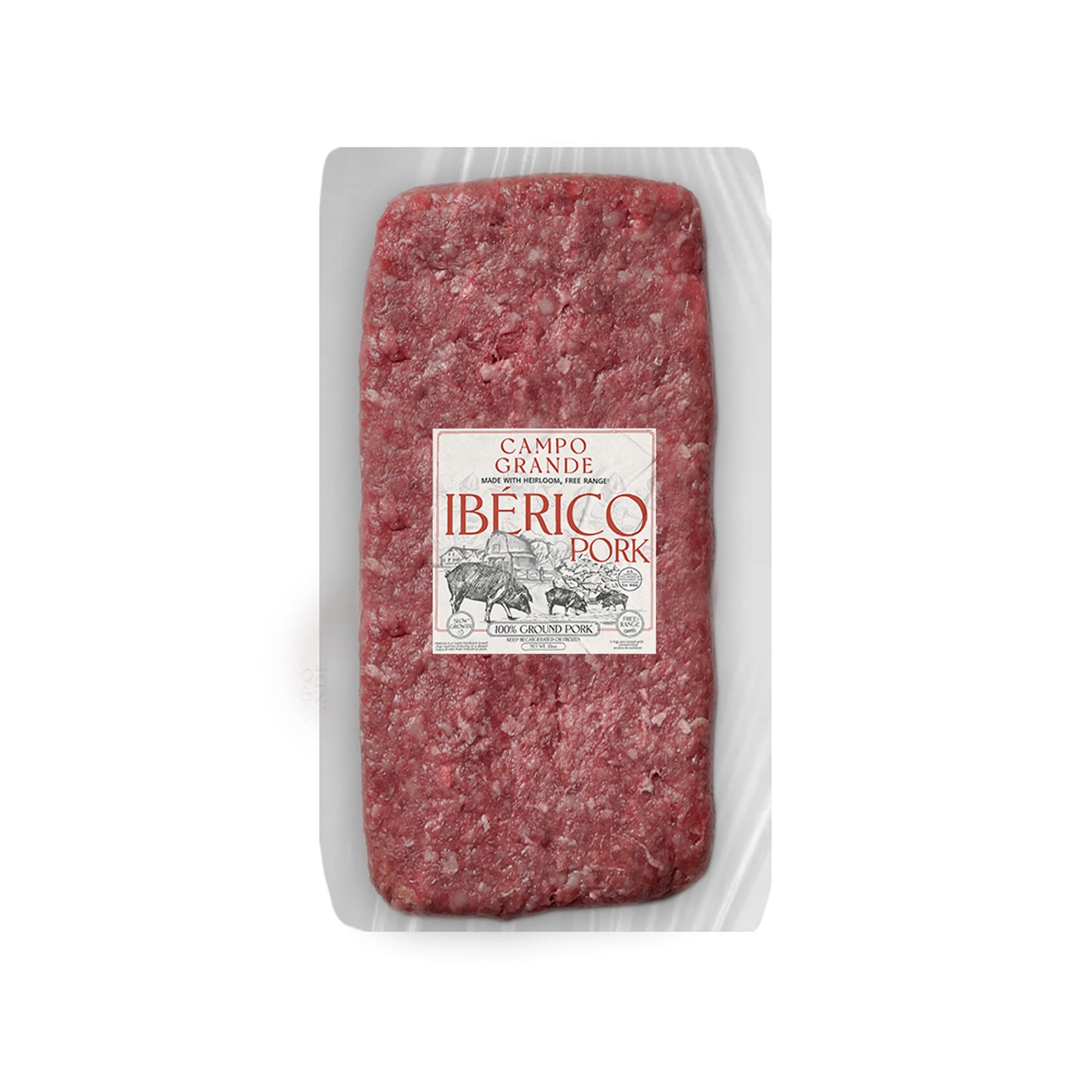 Wholesale Campo Grande Iberico Ground Pork 5lb- Bulk