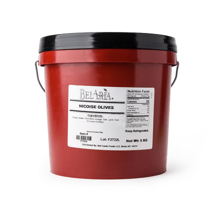 Wholesale BoxNCase Nicoise Olives 5kg- Bulk