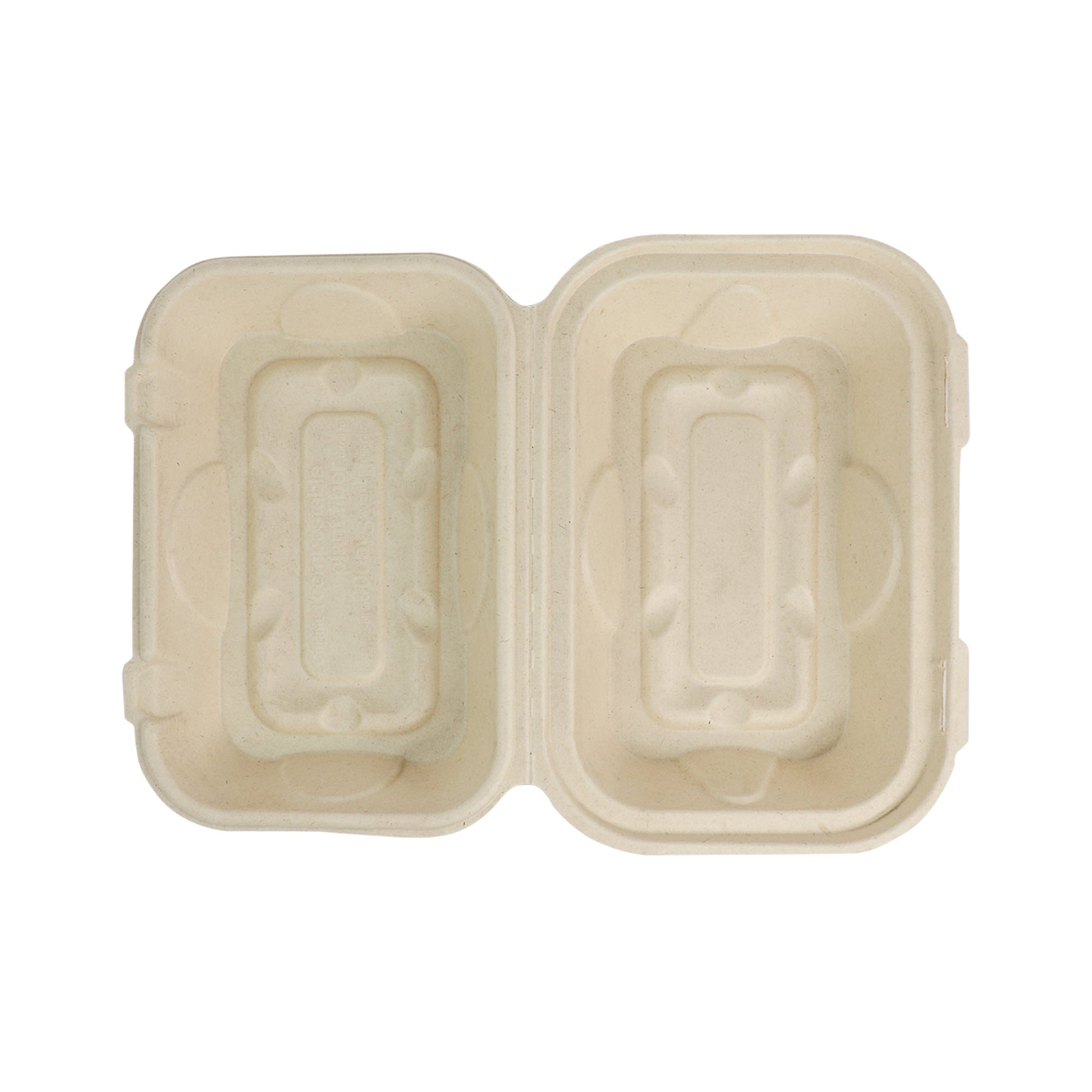 Wholesale World Centric Fiber Hoagie Box 9" X 6" X 3"- Bulk