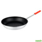 Wholesale Restaurantware Bundle: 6 Aluminum 14" Non-Stick Fry Pans and 6 Red Sleeves- Bulk
