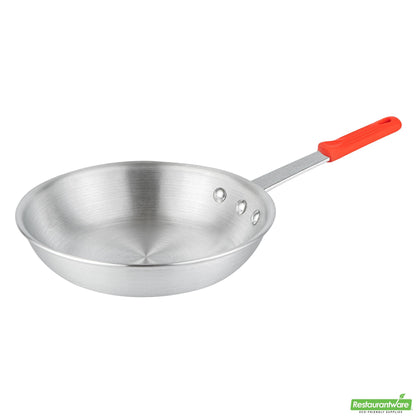 Wholesale Restaurantware Bundle: 1 Aluminum 9 Fry Pan and 1 Red Sleeve- Bulk