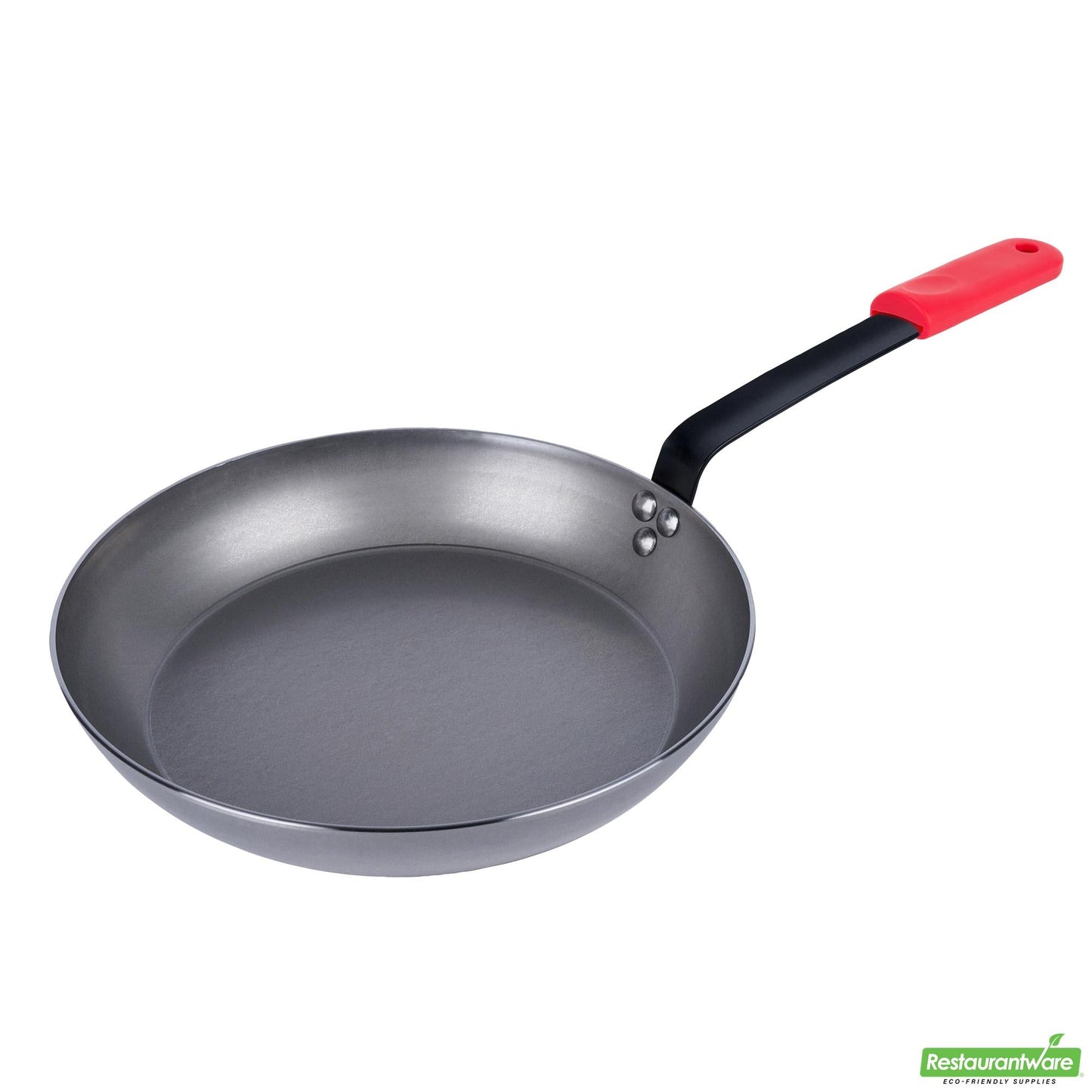 Wholesale Restaurantware Bundle: 6 Carbon Steel 13 Non-Stick Fry Pans and 6 Sleeves- Bulk