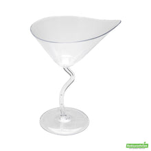 Wholesale Restaurantware Bundle: 100 3 Oz Clear Dekko Martini Glass and 100 Silver 4 Spoons- Bulk