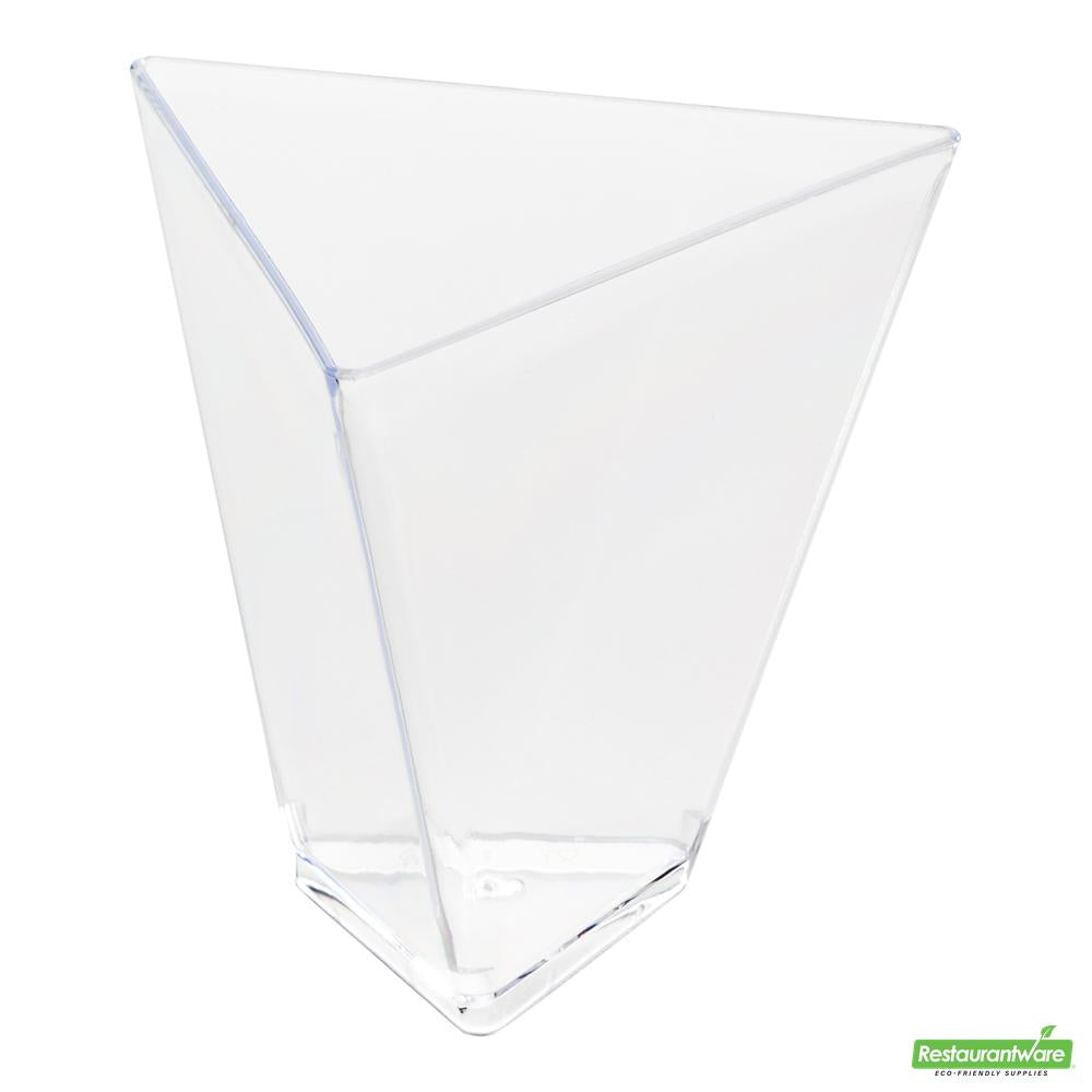 Wholesale Restaurantware Bundle: 100 4 Oz Clear Torcente Dessert Cups and 100 Silver 4 Spoons- Bulk