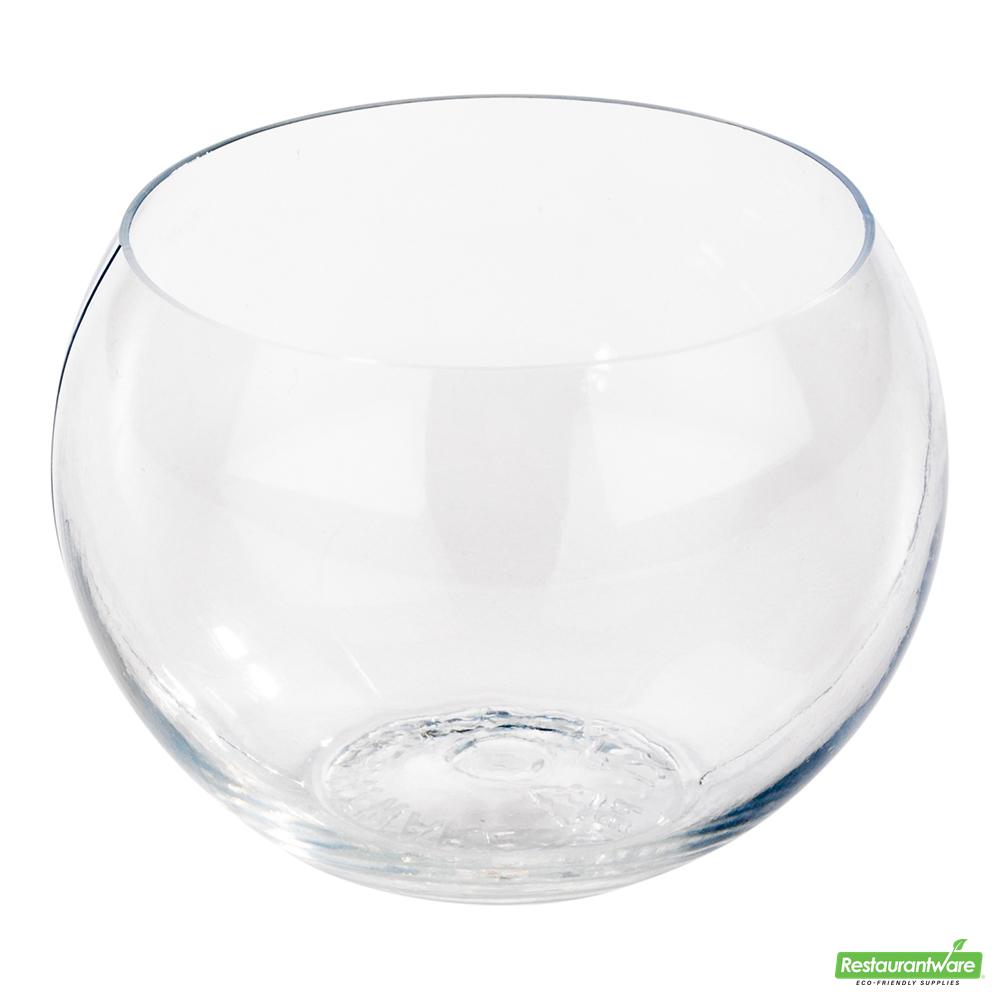 Wholesale Restaurantware Bundle: 100 2 Oz Sphere Clear Cups and 100 Silver 4 Spoons- Bulk