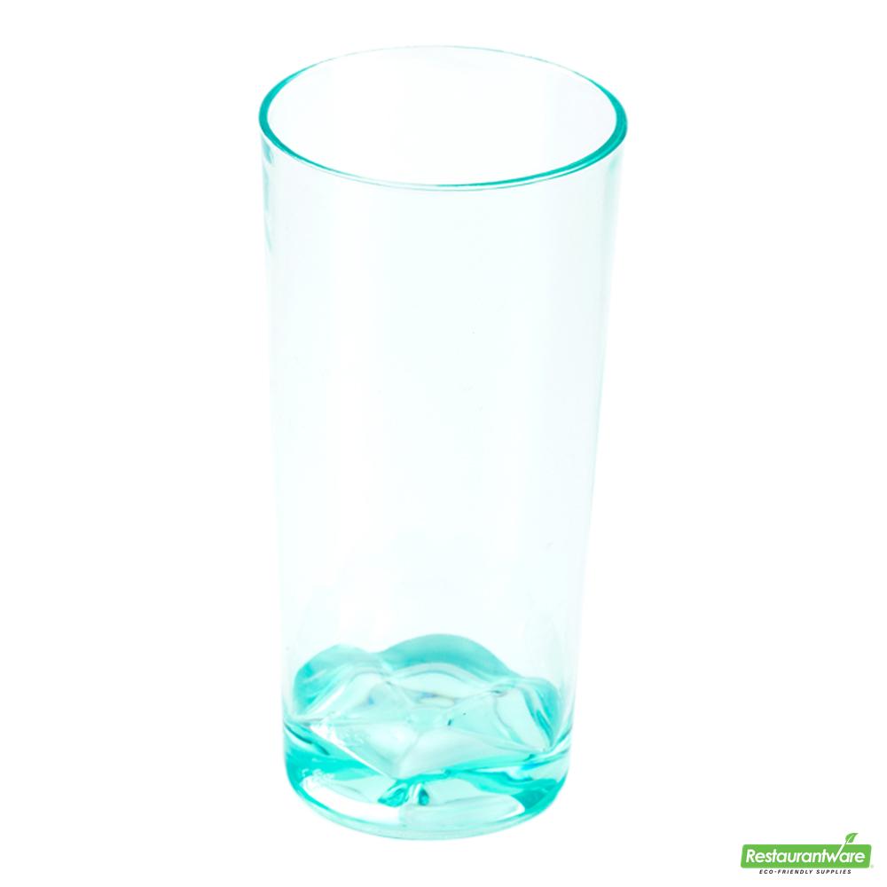 Wholesale Restaurantware Bundle: 100 2 Oz Round Seagreen Cannello Shot Glass and 100 Silver 4 Spoons- Bulk