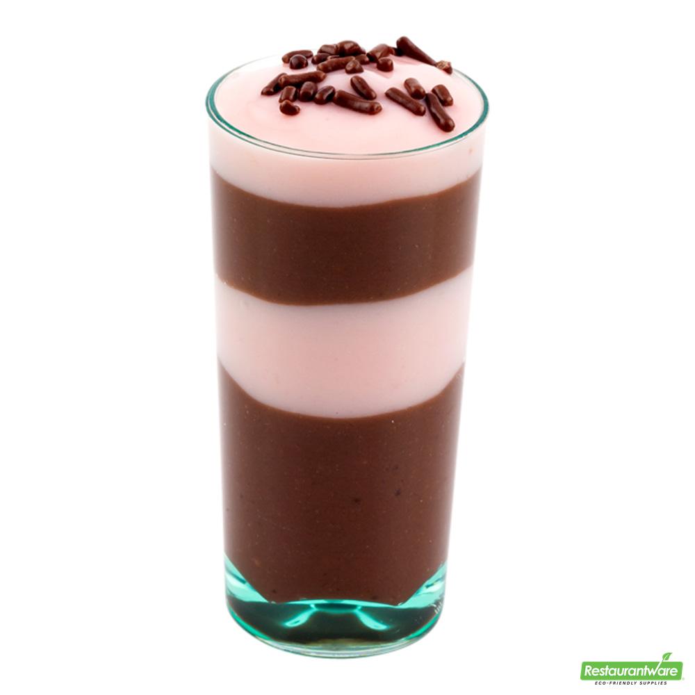 Wholesale Restaurantware Bundle: 100 2 Oz Round Seagreen Cannello Shot Glass and 100 Silver 4 Spoons- Bulk