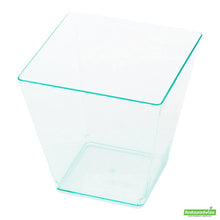 Wholesale Restaurantware Bundle: 100 8 Oz Square Seagreen Large Kova Cups and 100 Silver 4 Spoons- Bulk