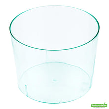 Wholesale Restaurantware Bundle: 100 6 Oz Round Seagreen Cylindro Cups and 100 Silver 4 Spoons- Bulk