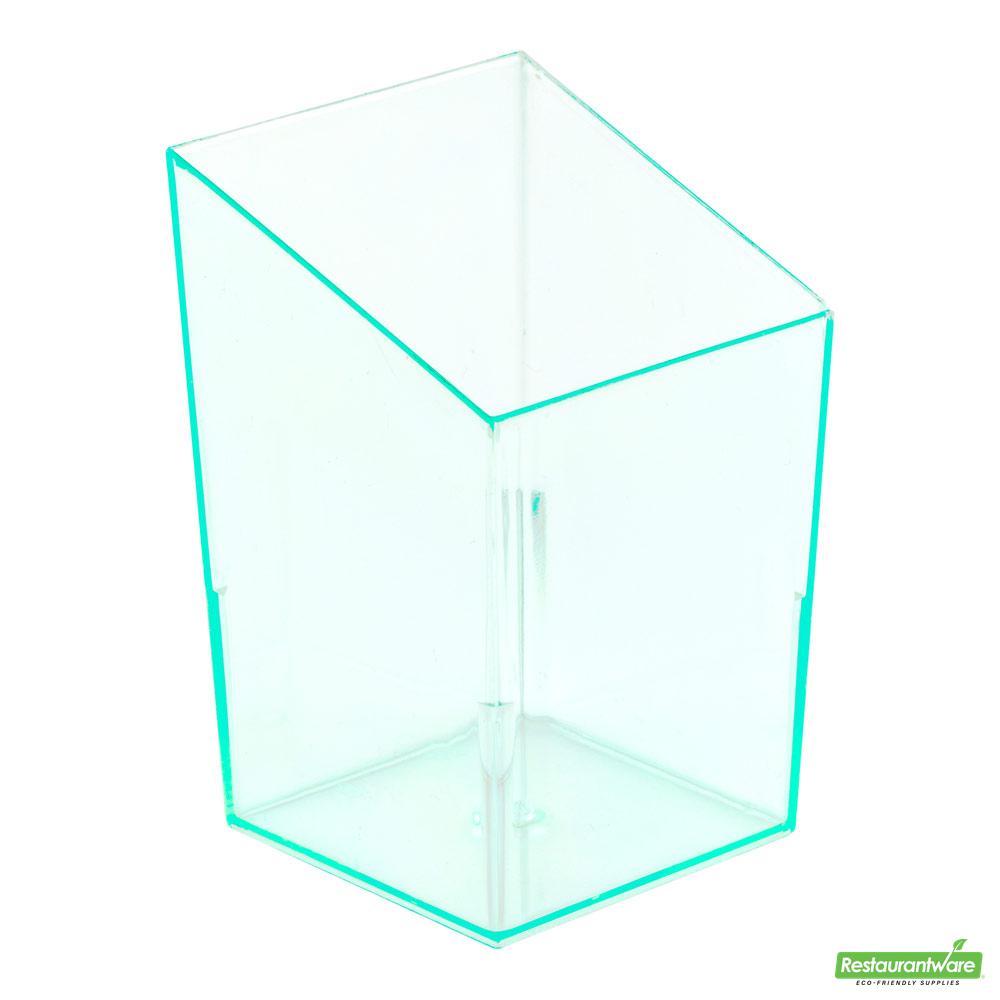 Wholesale Restaurantware Cup Plstc Sq 3oz Sg/frk 4 S- Bulk