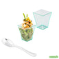 Wholesale Restaurantware Cup Plstc Sq 2oz Sg/spn 4 S- Bulk