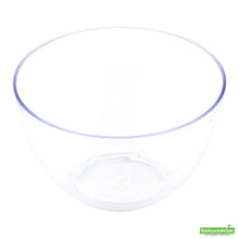 Wholesale Restaurantware 100 4 Oz Round Clear Plastic Bodega Cups and 100 Silver Plastic 4" Mini Spoons- Bulk