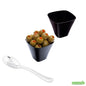 Wholesale Restaurantware Cup Plstc Sq 4oz B/spn 4 S- Bulk