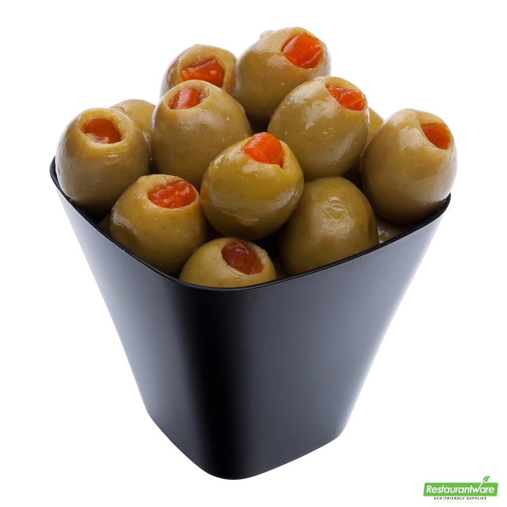Wholesale Restaurantware Cup Plstc Sq 4oz B/spn 4 S- Bulk