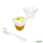 Wholesale Restaurantware Cup Plstc Sq 4oz C/spn 4 S- Bulk