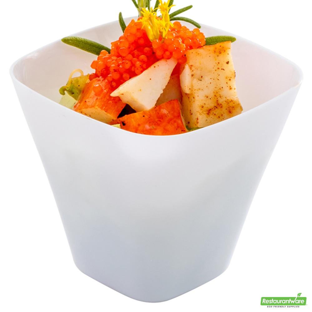 Wholesale Restaurantware Cup Plstc Sq 4oz W/spn 4 S- Bulk