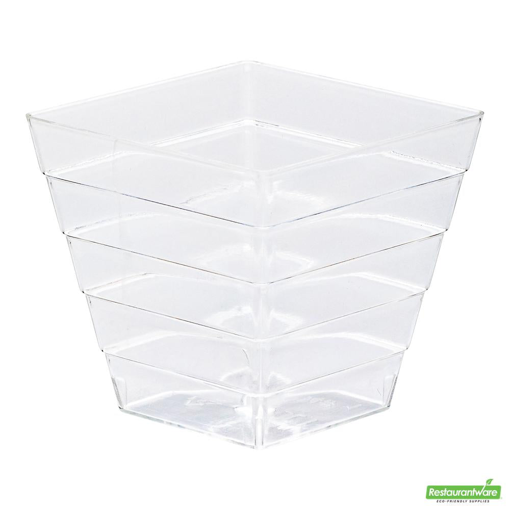 Wholesale Restaurantware Cup Plstc Sq 2oz C/spn 4 S- Bulk