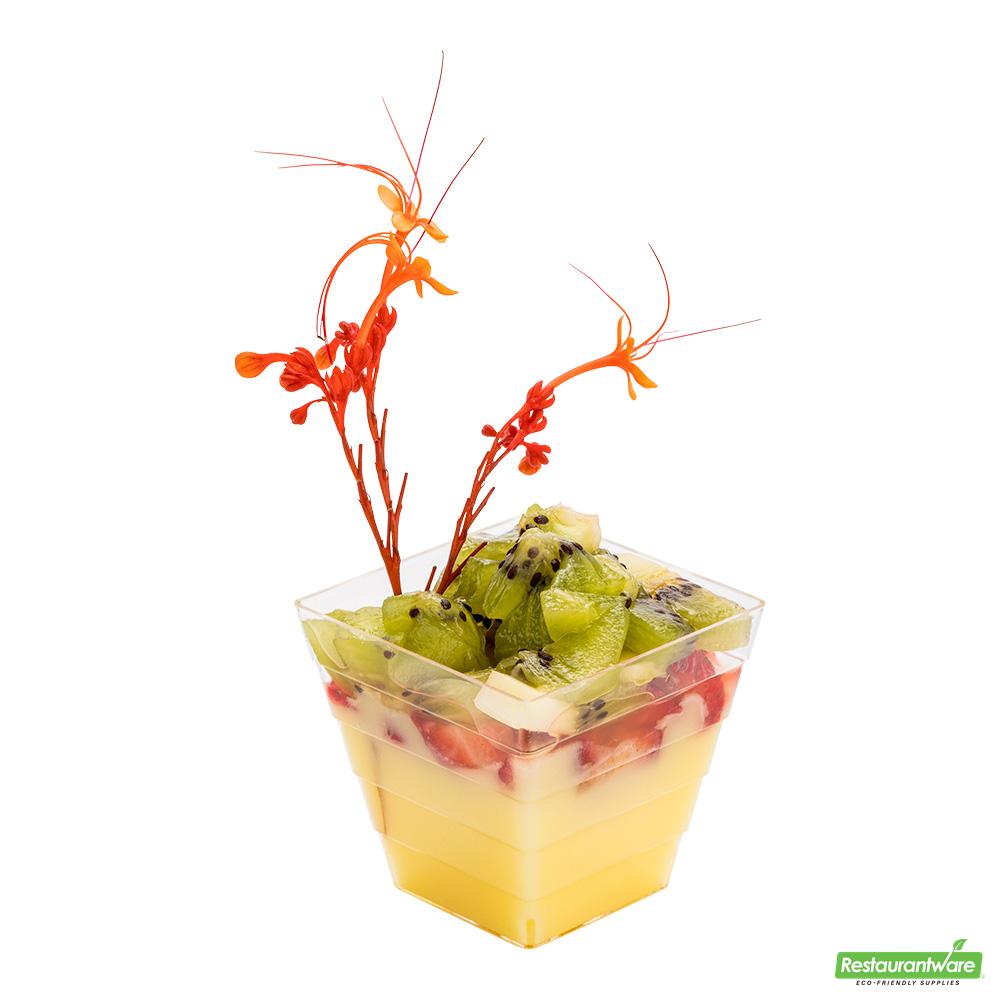 Wholesale Restaurantware Cup Plstc Sq 2oz C/spn 4 S- Bulk