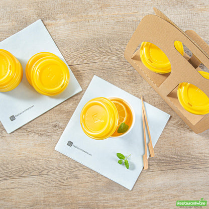 Wholesale Restaurantware Lid Cff Cp Plstc 8/12/16/20z Y- Bulk
