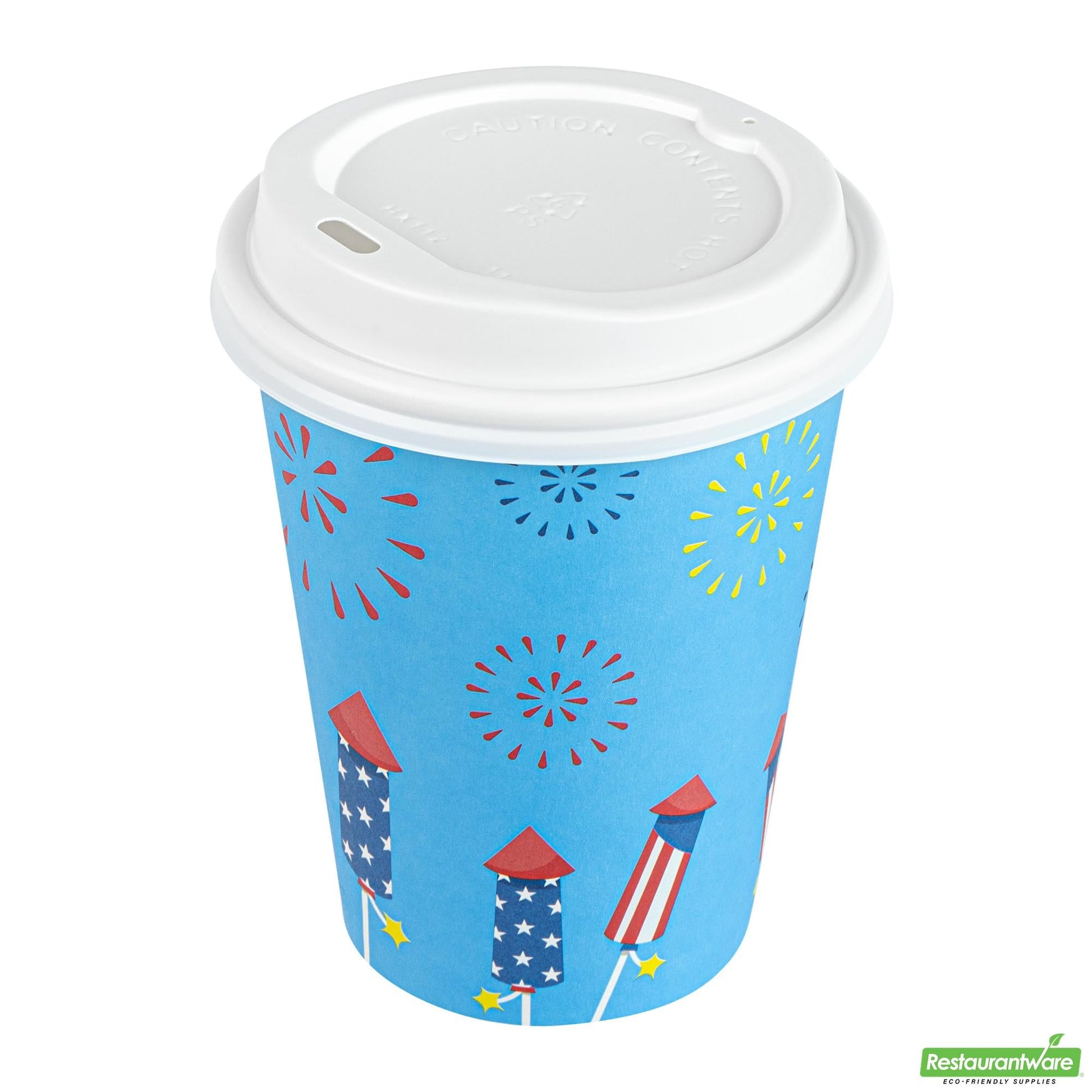 Wholesale Restaurantware Cup Cff Ppr 12oz 4th F Jly- Bulk