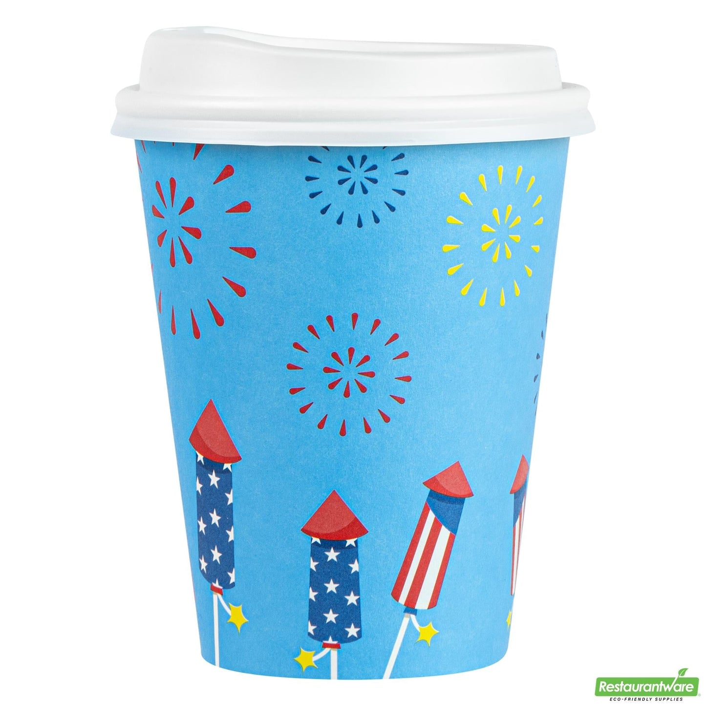 Wholesale Restaurantware Cup Cff Ppr 12oz 4th F Jly- Bulk