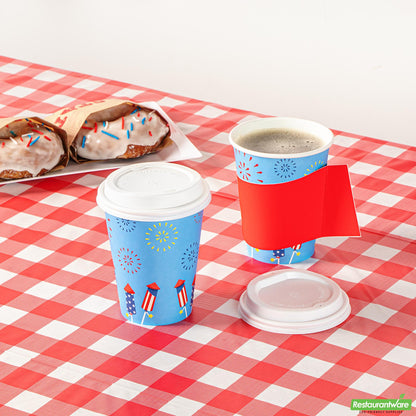 Wholesale Restaurantware Cup Cff Ppr 12oz 4th F Jly- Bulk