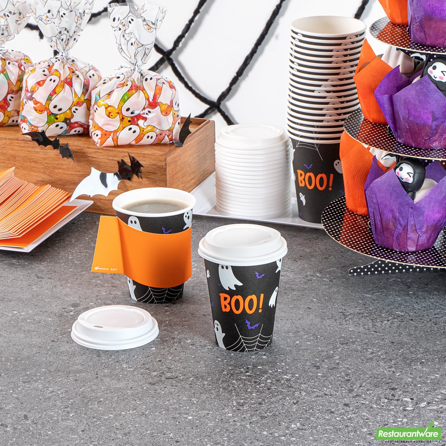 Wholesale Restaurantware Cup Cff Ppr 12oz Hllwn- Bulk