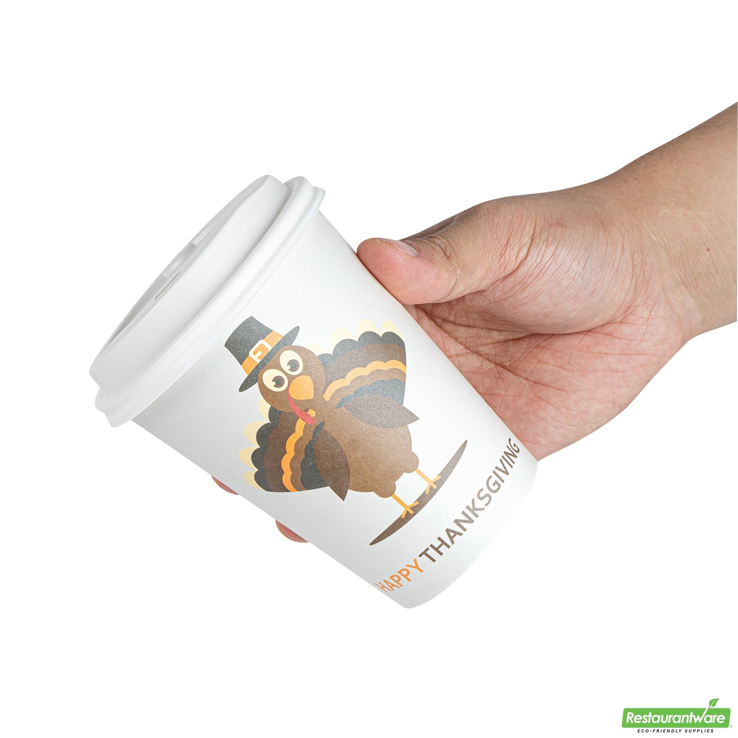 Wholesale Restaurantware Cup Cff Ppr 12oz Hpy Thnksgvng- Bulk