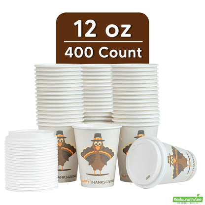 Wholesale Restaurantware Cup Cff Ppr 12oz Hpy Thnksgvng- Bulk