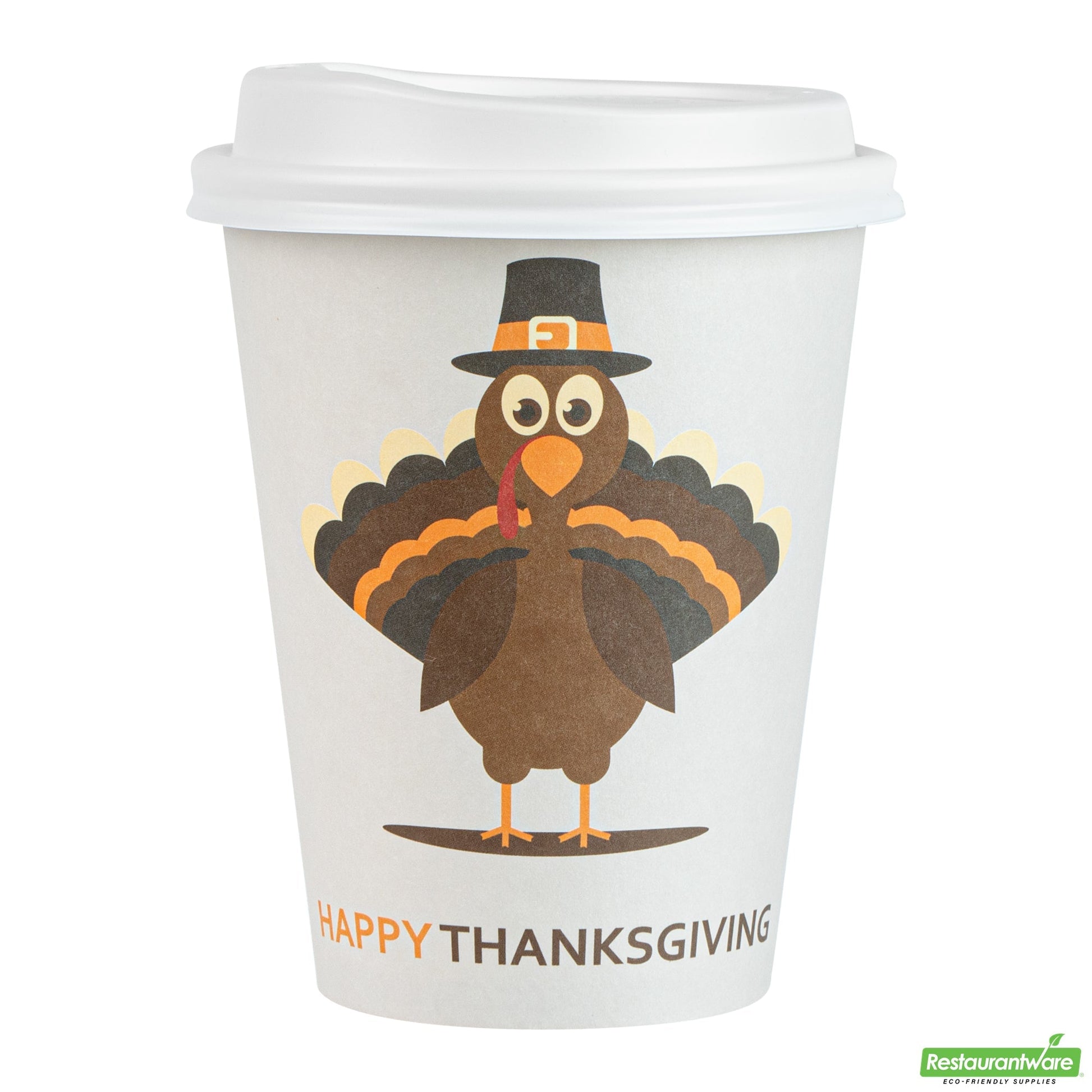 Wholesale Restaurantware Cup Cff Ppr 12oz Hpy Thnksgvng- Bulk