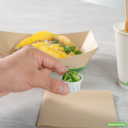 Wholesale Restaurantware Cup Prtn Ppr 0.5 Oz W Cmpstbl- Bulk