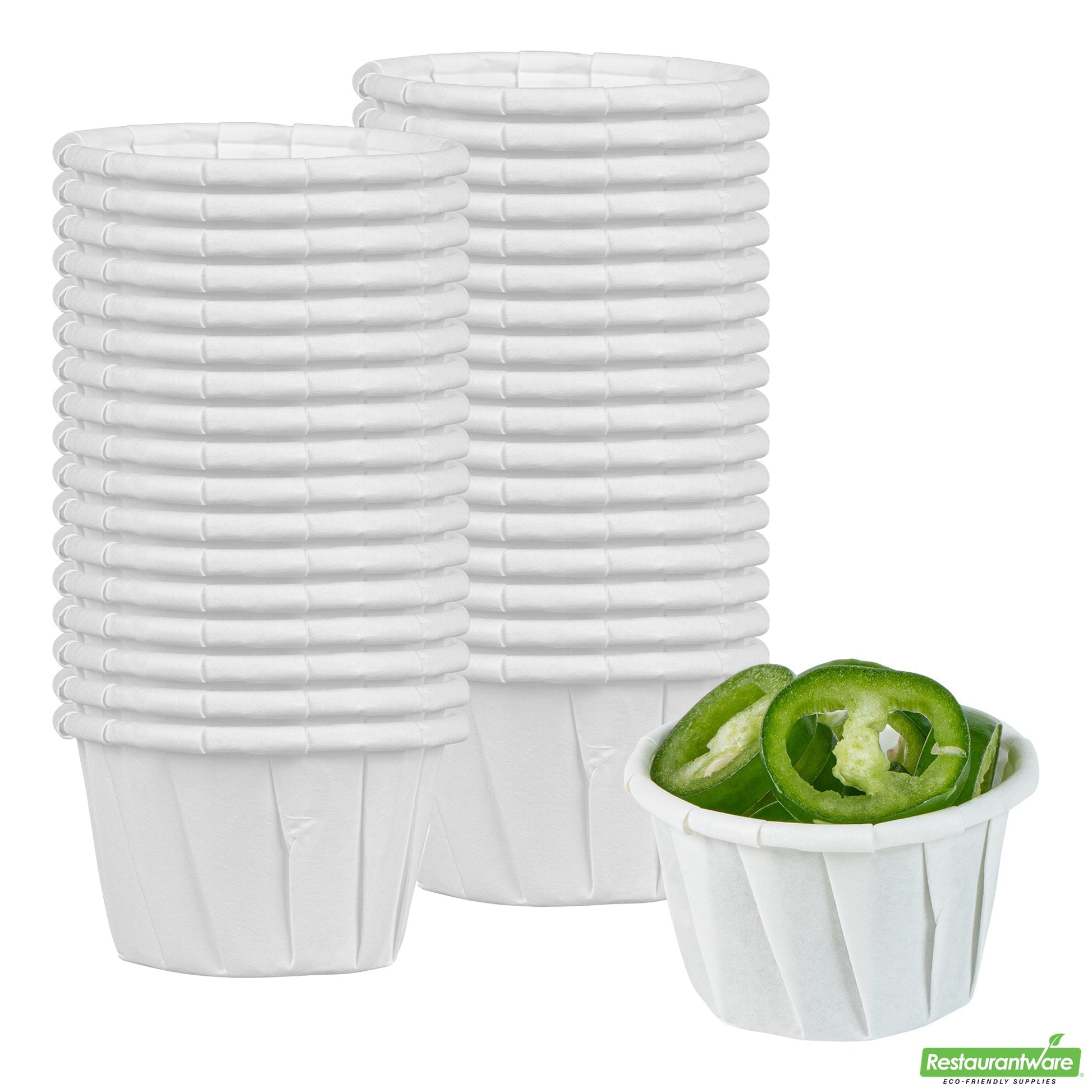 Wholesale Restaurantware Cup Prtn Ppr 0.5 Oz W Cmpstbl- Bulk