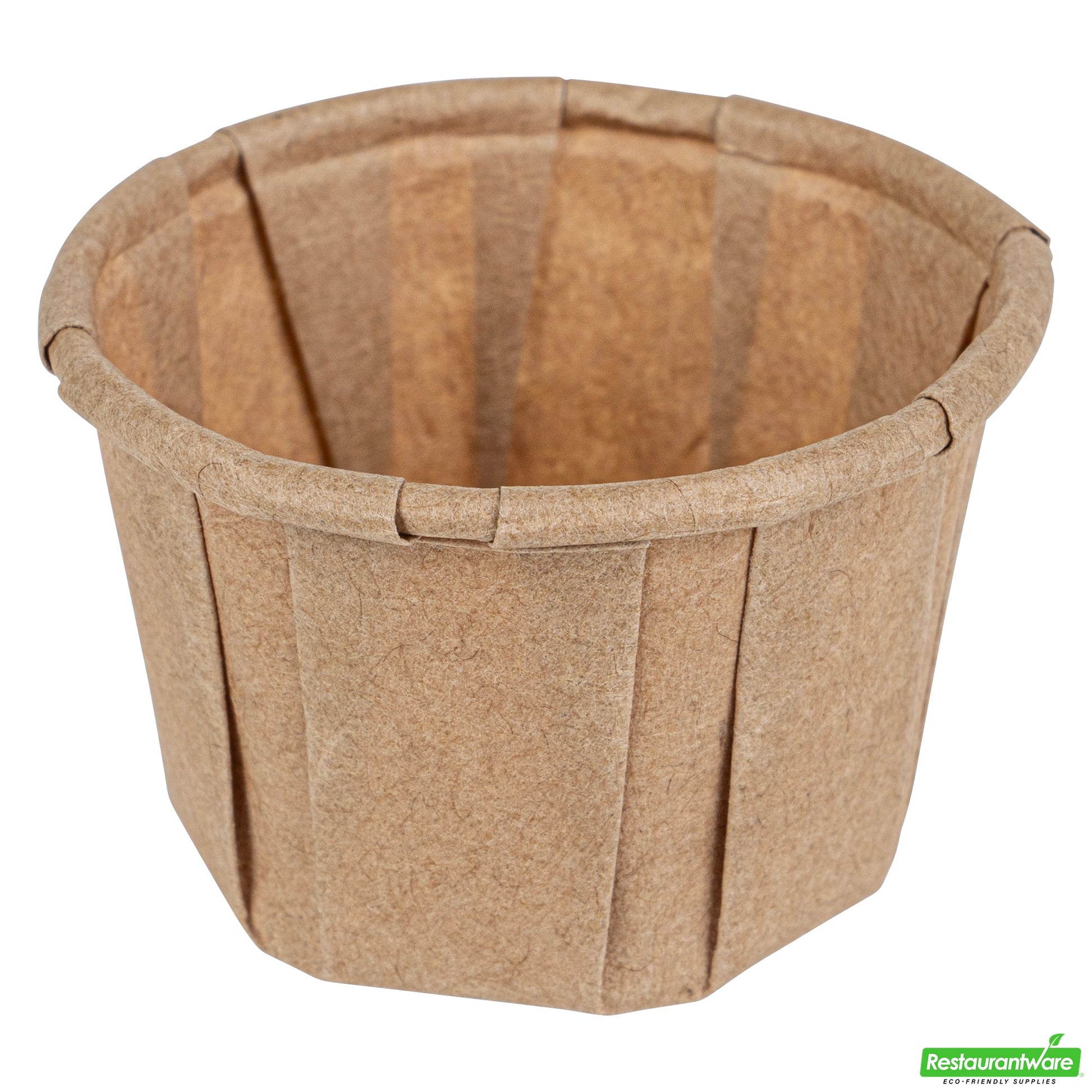 Wholesale Restaurantware Sustain 1 Oz Kraft Paper Portion Cup - Compostable - 2000 Count Box- Bulk