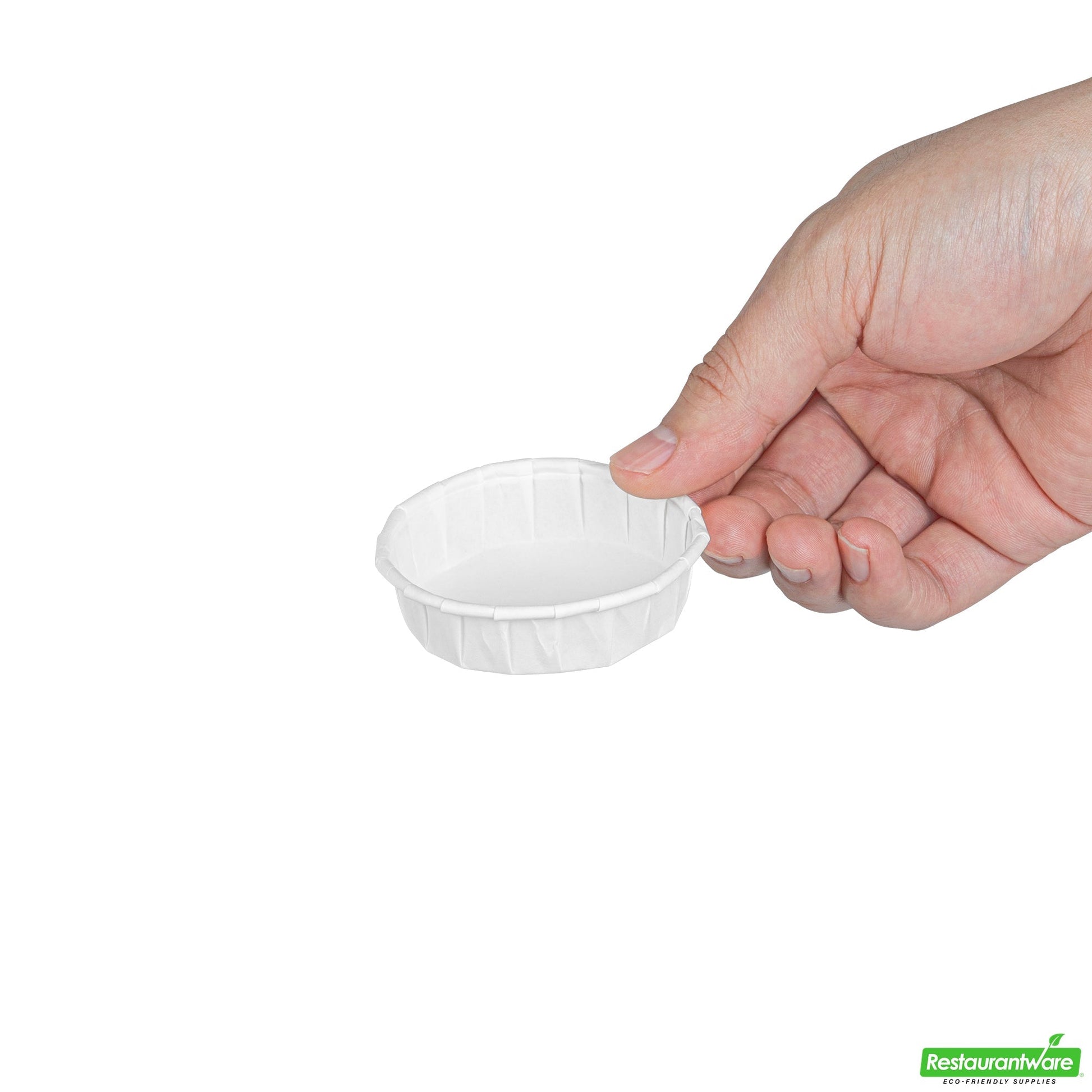 Wholesale Restaurantware Cup Prtn Ppr 1oz W Cmpstbl Sqt- Bulk